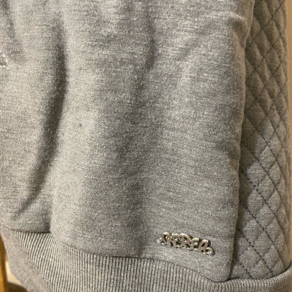 Rebel Wilson For Torrid Quilted Sweatshirt Gray women’s size 3X - Picture 7 of 10